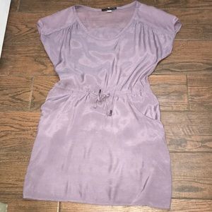 Periwinkle Double Zero drawstring waistline dress